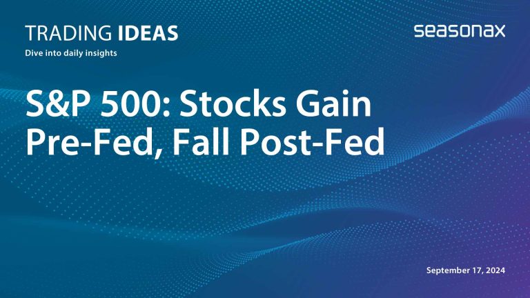 S&P 500: Stocks Gain Pre-Fed, Fall Post-Fed