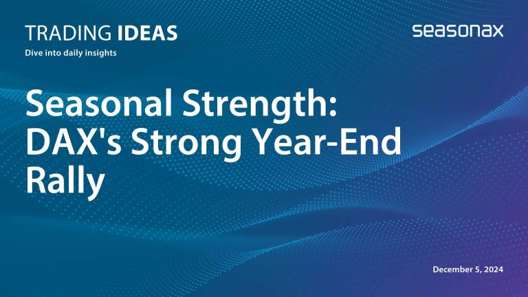 Seasonal Strength: DAX's Strong Year-End Rally