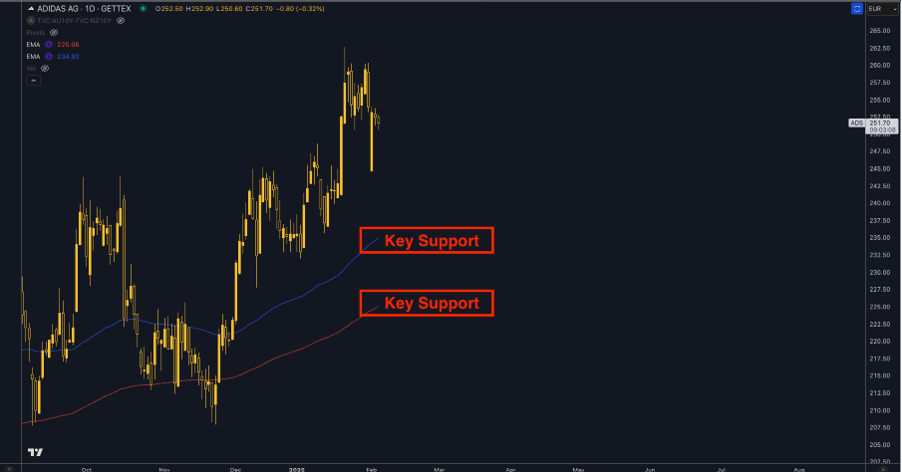 Technical Analysis of Adidas