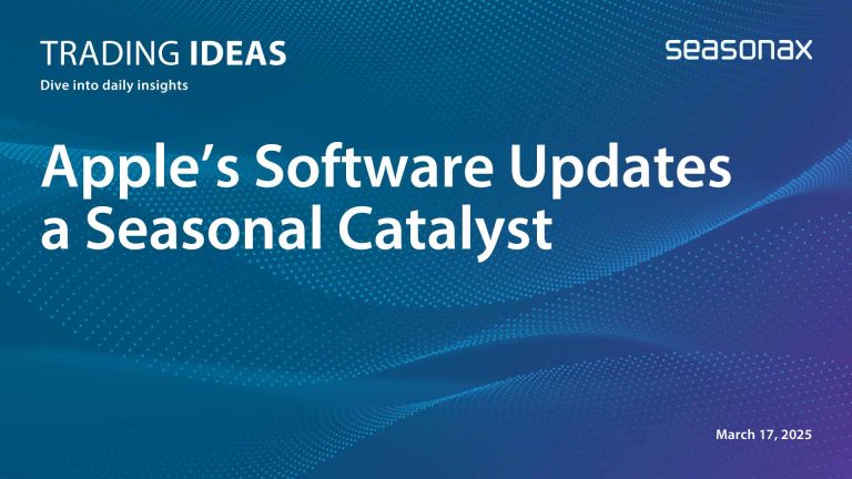 Apple's Software Update Seasonal Catalyst