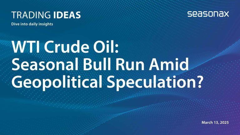 WTI Crude Oil: A Seasonal Bull Run Amid Geopolitical Speculation